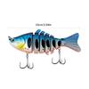 5Pcs Multi Jointed Swimbaits Slow Sinking Swimming Lures Fishhooks Freshwater Saltwater Bass Treble Hook Fishing Lures