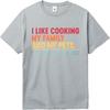 Daily Wear Summer For Man tshirt I Like Cooking My Family And My Pets Commas Save Lives Short Sleeve Cotton Round Neck
