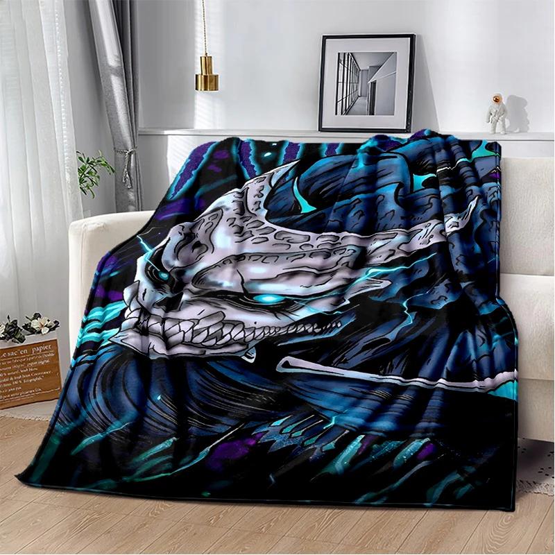 3D Kaiju No.8 Anime Cartoon Soft Flannel Blanket for Bed Bedroom Sofa Picnic,Throw Blanket for Cover Office Gift Kids