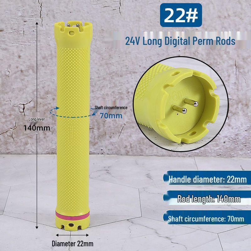 24V Extra Long Digital Perm Rod - 14cm French Bell Curler