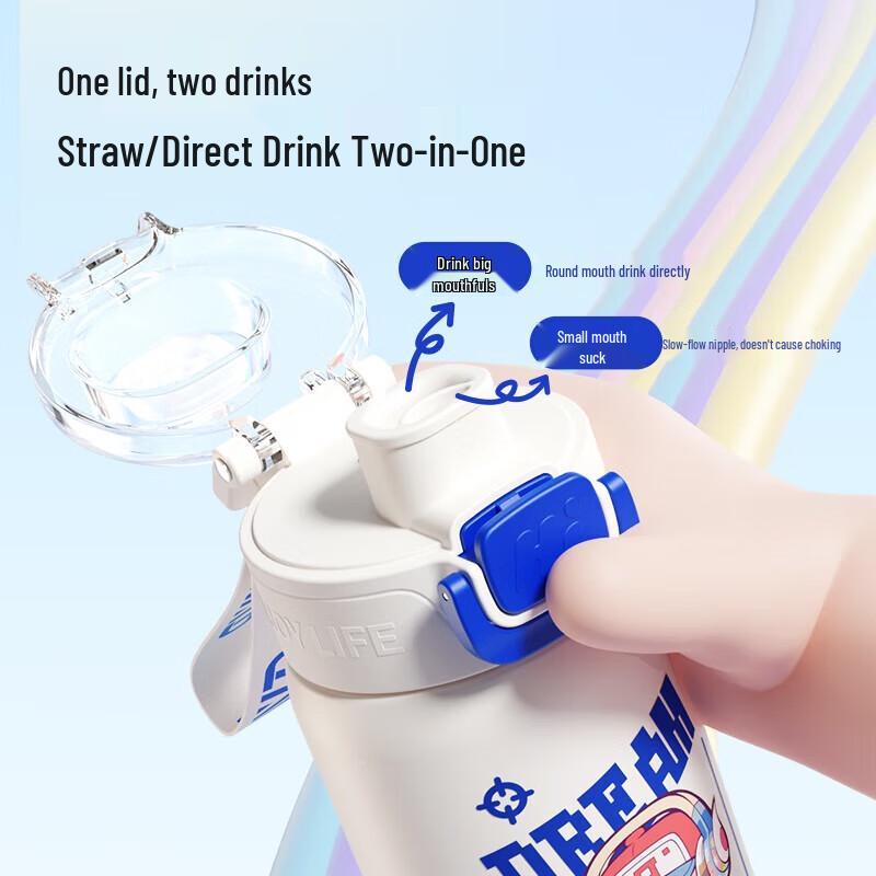 Fuguang Children s 316L Stainless Steel Insulated Straw Bottle - Meng Qi