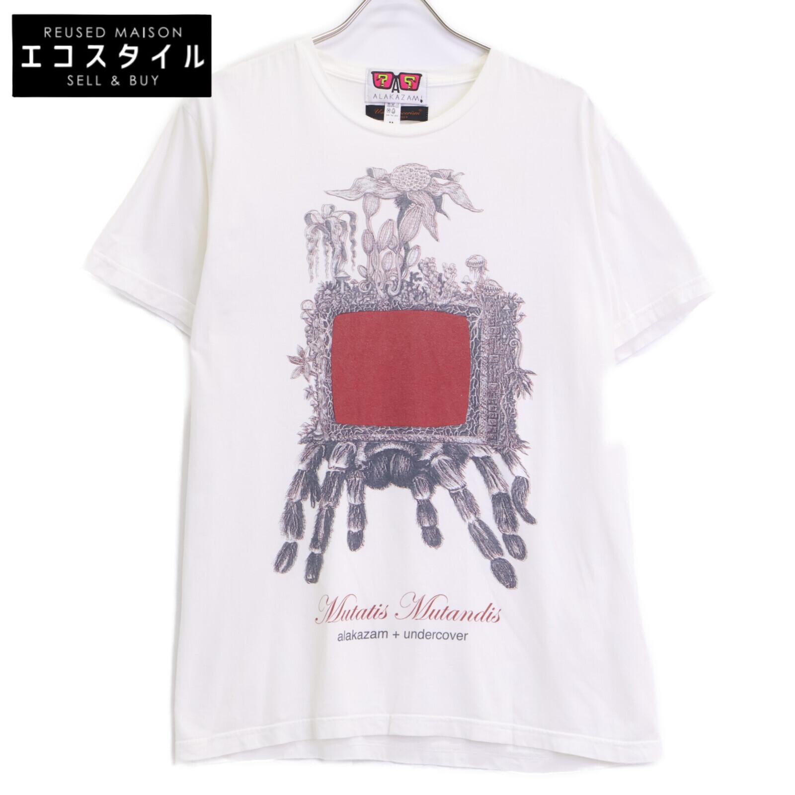 UNDERCOVER ALAKAZAM White Spider Print T-shirt tops M whiteUsed 8094₽