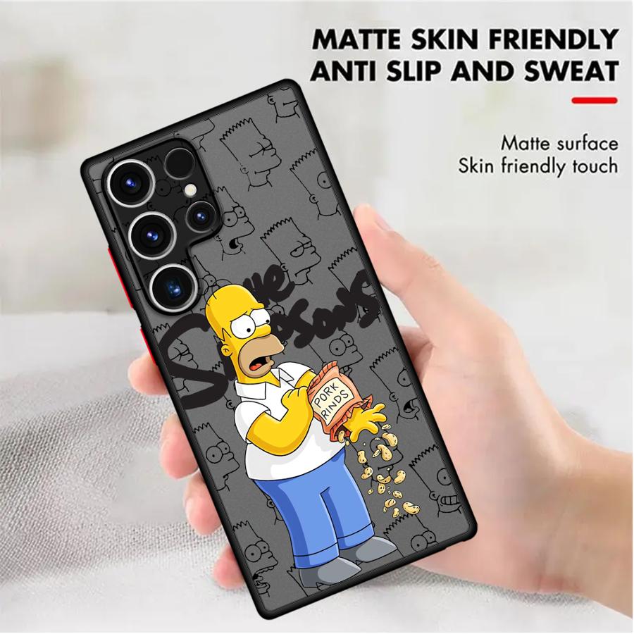 The Simpsons Family Phone case for Samsung Galaxy S9 S10 Plus S20 S21 S22 S23 S24 S25 Plus Ultra FE fundas case
