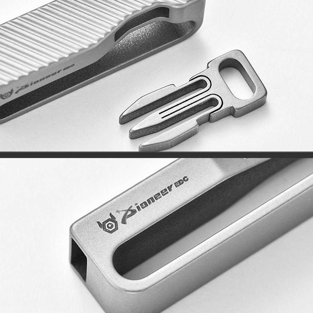 Lightweight Carabiner Hook Clip EDC Waist Belt Car Key Ring Portable Waist Belt Buckle  Outdoor