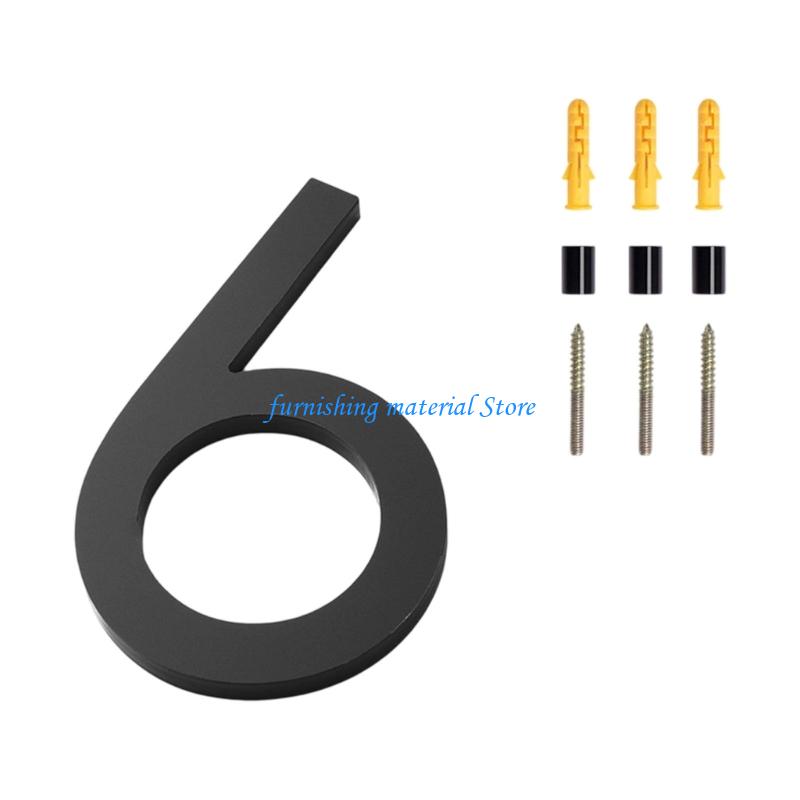 Y5GD Universal Acrylic Floating House Numbers Modern Numbers Address Sign Door Label For Apartments And Offices