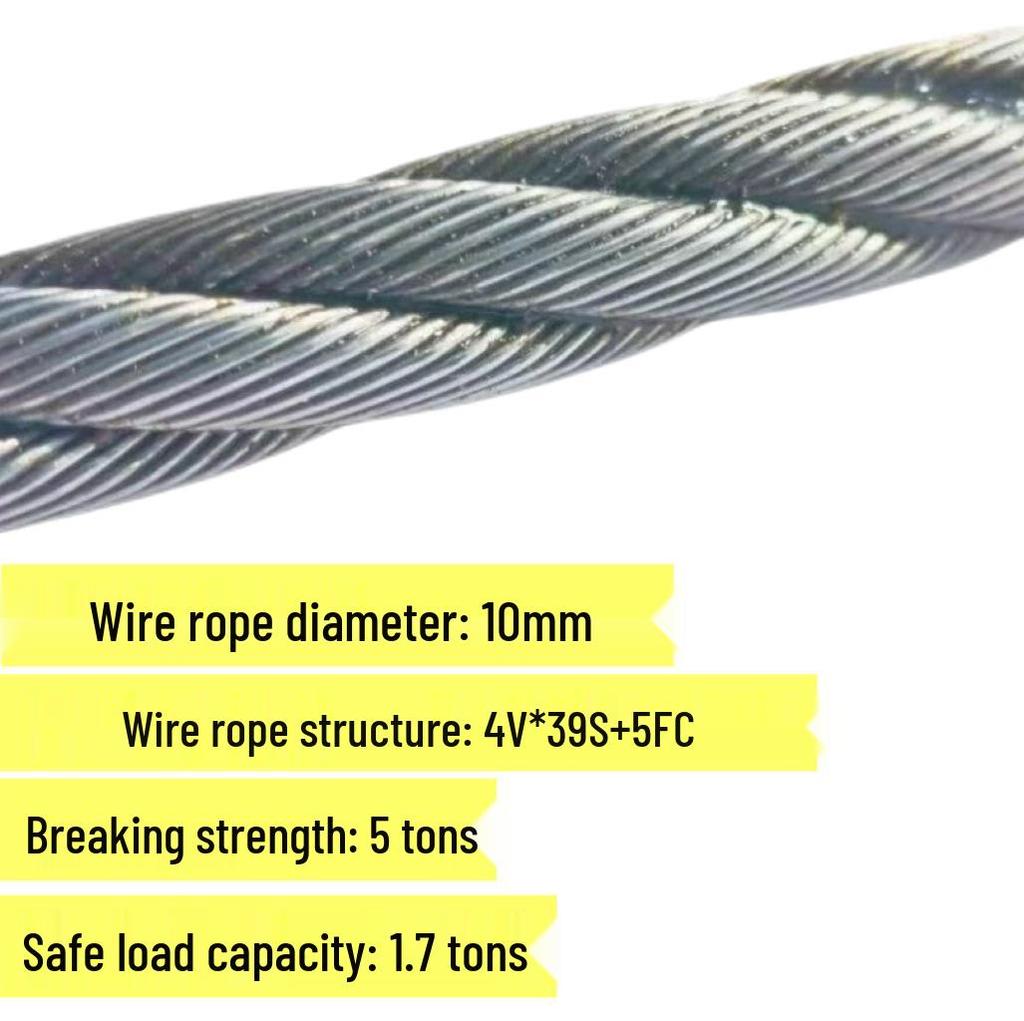 Crane Special Anti-Rotation Steel Wire Rope: 4-Strand, Suitable for 8 to 25 Ton Cranes, Compatible with XCMG, SANY, and Zoomlion
