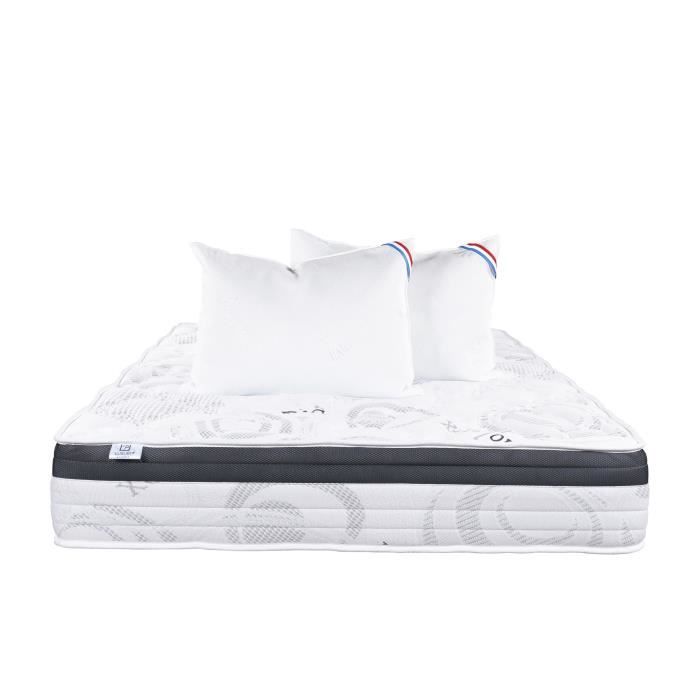 Mattress - Sleeplux - 160x200 Cm - Latex - High Density - 2 Pillows Included