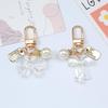 Iridescent Pearl Bow Keychain Pendant & Cute Earphone Case Bag Charm