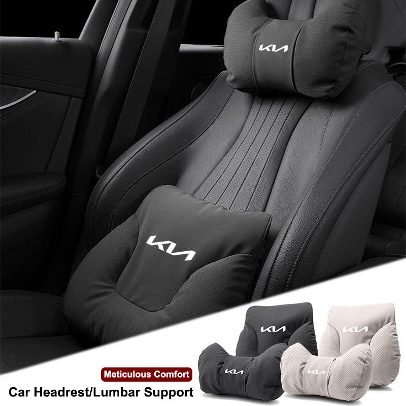 Car Headrest Neck Support Comfortable Pillow Seat Waist Cushion For KIA Soul Cadenza K5 K9 Proceed Niro Sportage EV3 Carnival Udrgf