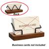 1Pcs Wooden Business Card Display Stand Wood Business Card Holder For Desk Postcard Holder Office Home Desktop Accessories