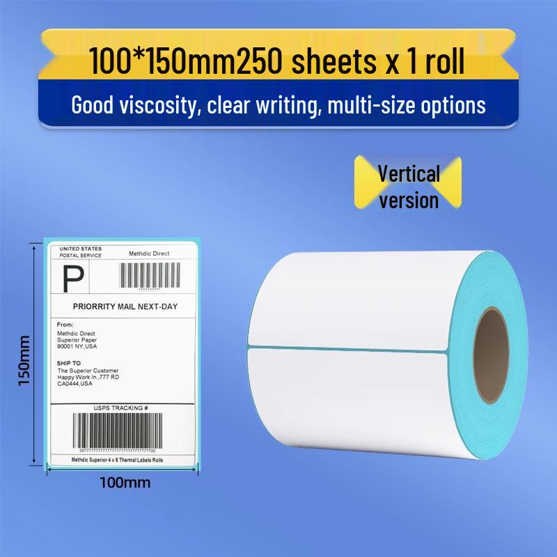 Durable Self-Adhesive Thermal Barcode Label Paper