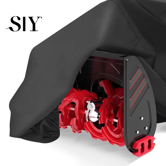 Waterproof Snow Blower Cover 600D Universal Fit Heavy Soft Duty Protection Breathable Outdoor Thrower Case Hood Protector