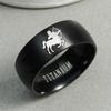 12 Zodiac Sign Stainless Steel Ring - Fashion Charm for Aries Taurus  Adjustable Unisex Friendship  Accessory