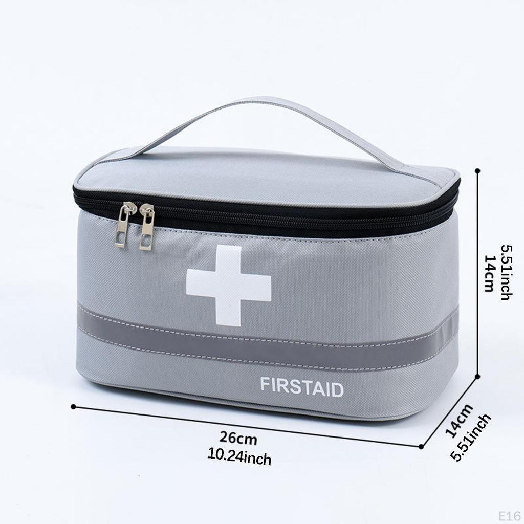 First Aid Bag Emergency Storage Pouch Portable Professional with Handle Organizer Medical for