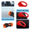 12Pcs Car Window Tint Kit Professional Vinyl Wrap Tool Window Tinting Tools Portable Window Tint Film Squeegee Tool Kit for Car
