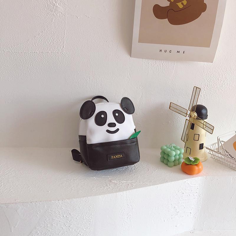 Cute Panda Children's Backpack Stylish Cartoon Design For Preschool Kids With Breathable Fabric