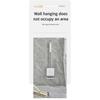 WORTHBUY Long Handle Plastic Toilet Brush With Drain Base Punch-Free Wall Mounted WC Toilet Cleaning Brush Bathroom Accessories