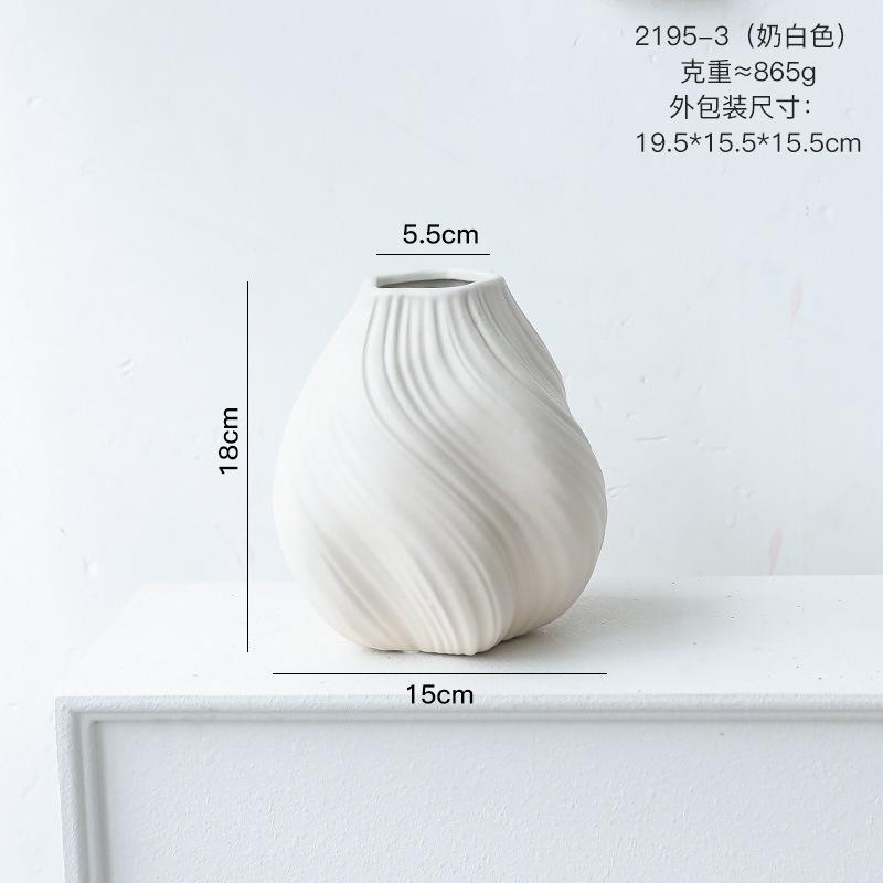 

Художественное украшение Вращающаяся керамическая ваза Украшение для домашнего офиса Украшения для рабочего стола Гостиная Цветочная вставка Ваза для цветов в доме