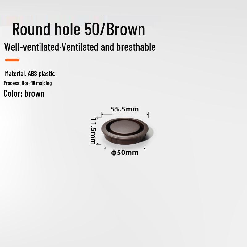 

Breathable ABS Plastic Shoe Cabinet with Oval Mesh Decorative Cover for Wardrobe Ventilation.