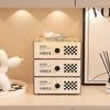 Desktop Drawer Storage Box Organizer Living Room Trable Decoration Luxury Cosmetics Makeup Key Stackable Storage Case Rack Set