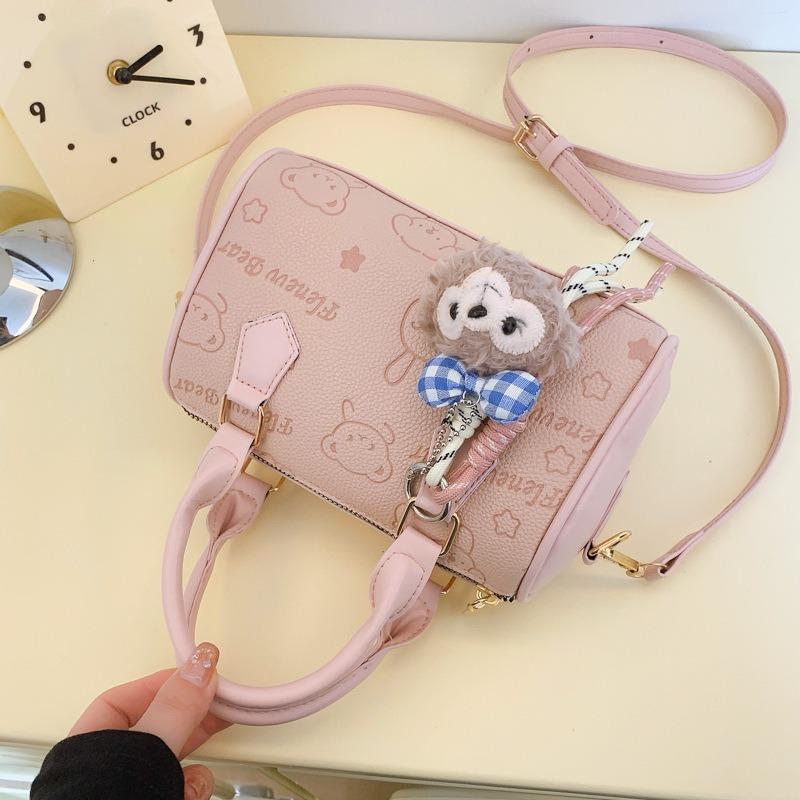 Tragbare Cartoon-Präge-Kissen-Tasche Frühling und Sommer Nische neue Mode Umhängetasche lässig trendige schräge Umhängetasche Damenhandtasche