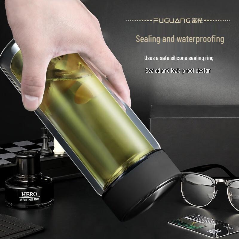 Fuguang Double-Layer Heat-Resistant Glass Cup