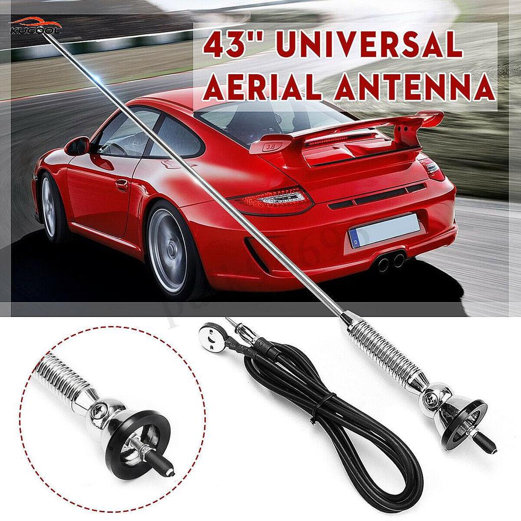Veicolo auto elettrica ANTENNE ANTENNA MAST al FM automatico BOOSTER ANTENNA #