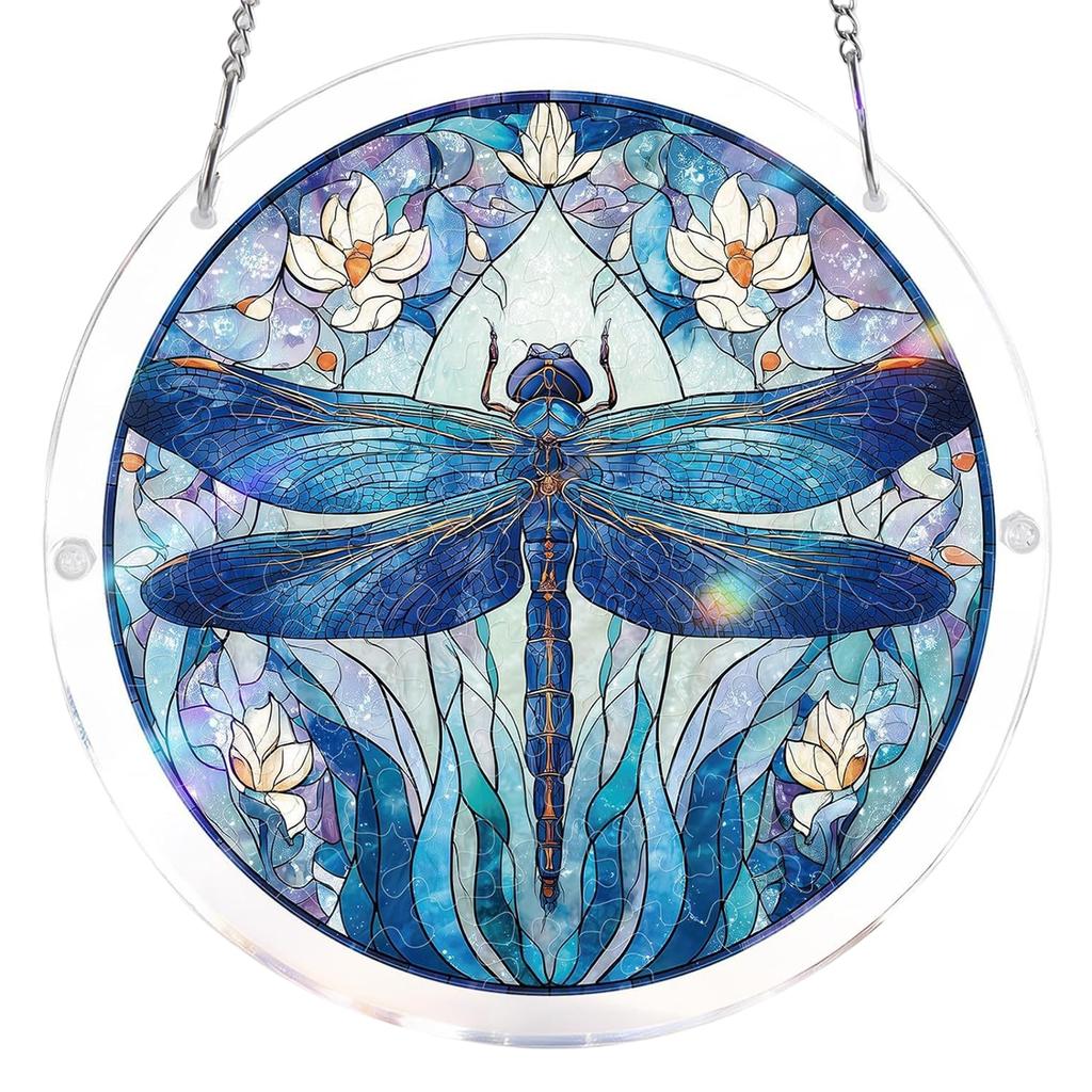Acrylic Puzzles Toy Double Sided Sun Catcher Acrylic Puzzles DIY Creative Jigsaw Puzzle Pendant for Women Men Mom Birthday Gift