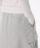 MUSINSA STANDARD WOMAN Women'S Flat Terry Sweat Cargo Long Skirt [Medium Grey]