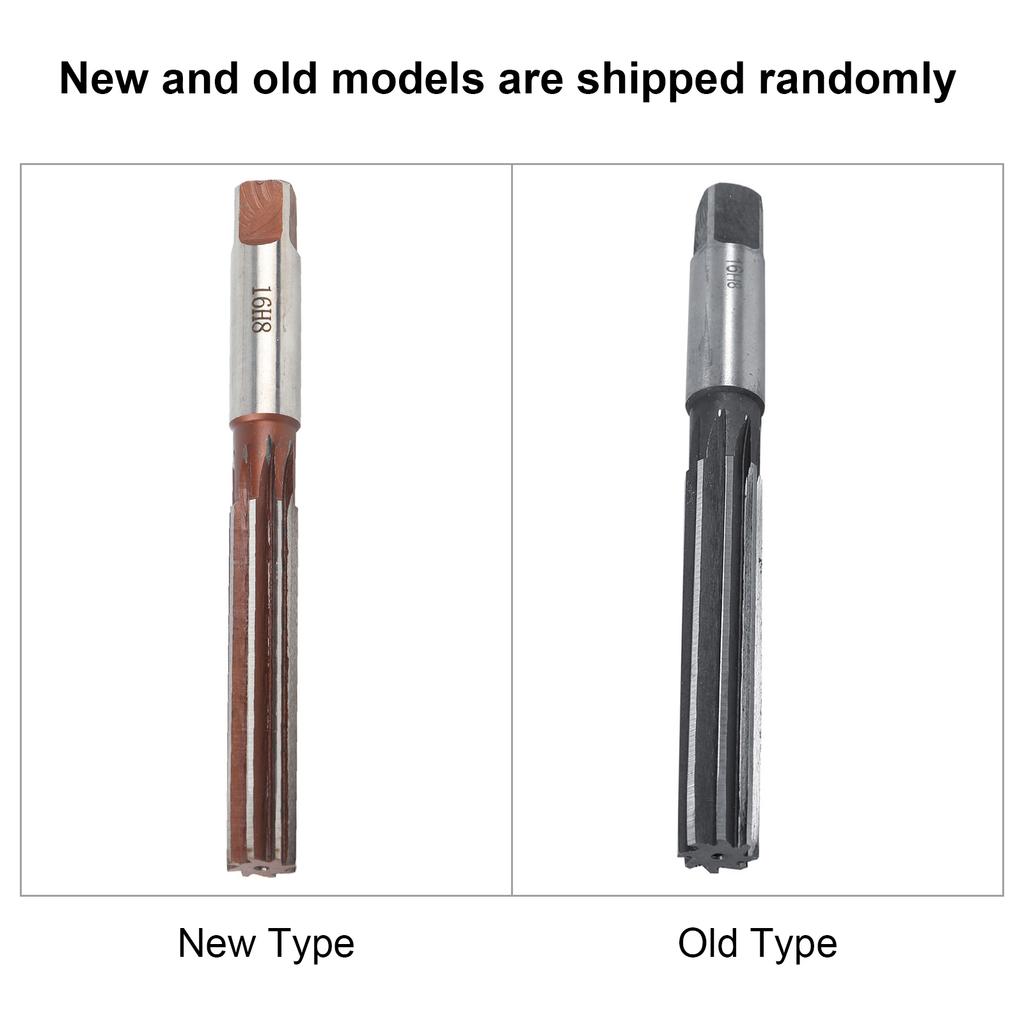 Straight Shank Parallel Hand Reamer Engineering Pipe Drill Metalworking 16mm