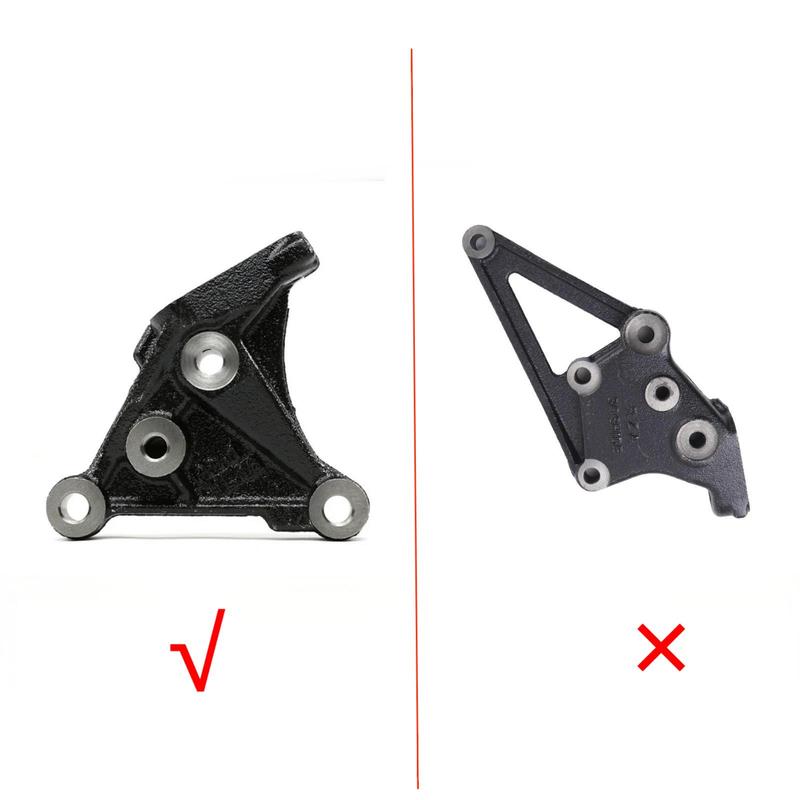 Aluminum K-Series Block Bracket Passenger Side for Honda Civic Si 2.0L,for Honda CRV 2.4L,for K20A2/A3/Z3 K24A/Z Engines Vehicle