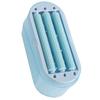 Dual Sided Soap Box Brush Lake Blue for Cleaning Clothes Shoes Dishes Kitchen Bathroom Foam Dispenser Holder Container Scrubbing