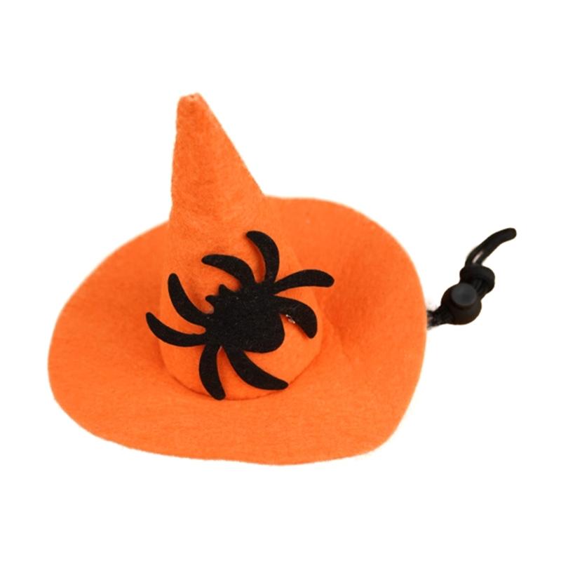 Halloween Pet Hat Cute Witch Hat Shape Hat for Dogs Cat Dress Up Supplies Lovely Carnivals Winter Hat Pet Accessory