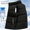 Xuezhongfei Men's Duck Down Stand-Collar Vest