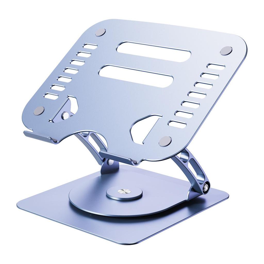Aluminum Laptop Riser with Dual Fan Cooling