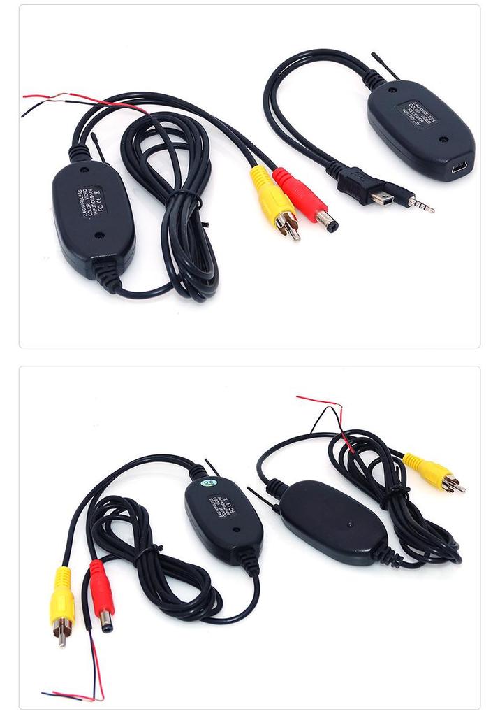 2.4G Wireless Reversing Camera & Display Transmitter Receiver