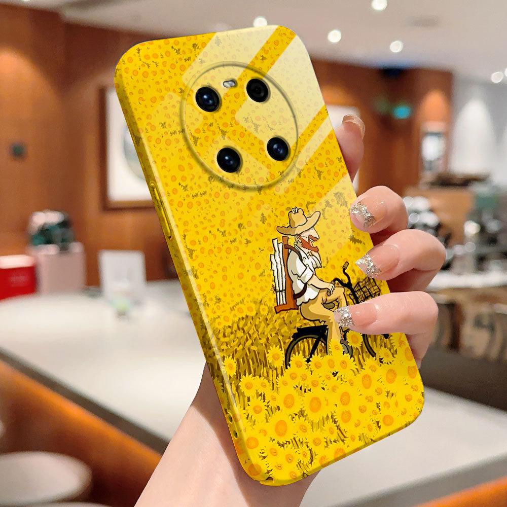 All-inclusive Film Handyhülle Cartoon Mode Design Hartschale Vollständige Abdeckung Kameraschutzhülle für iPhone Huawei Honor Vivo Google