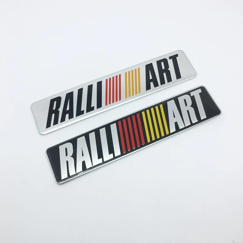 3D hliníkové samolepky písmena RALLIART logo odznak na auto nálepky příslušenství pro ancer asx outlander pajero galant Mitsubishi