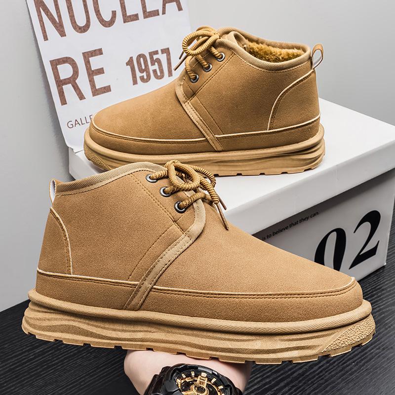 Buty męskie jesień i zima nowe męskie buty sportowe outdoorowe na co dzień outdoorowe aksamitne ciepłe męskie pogrubione buty