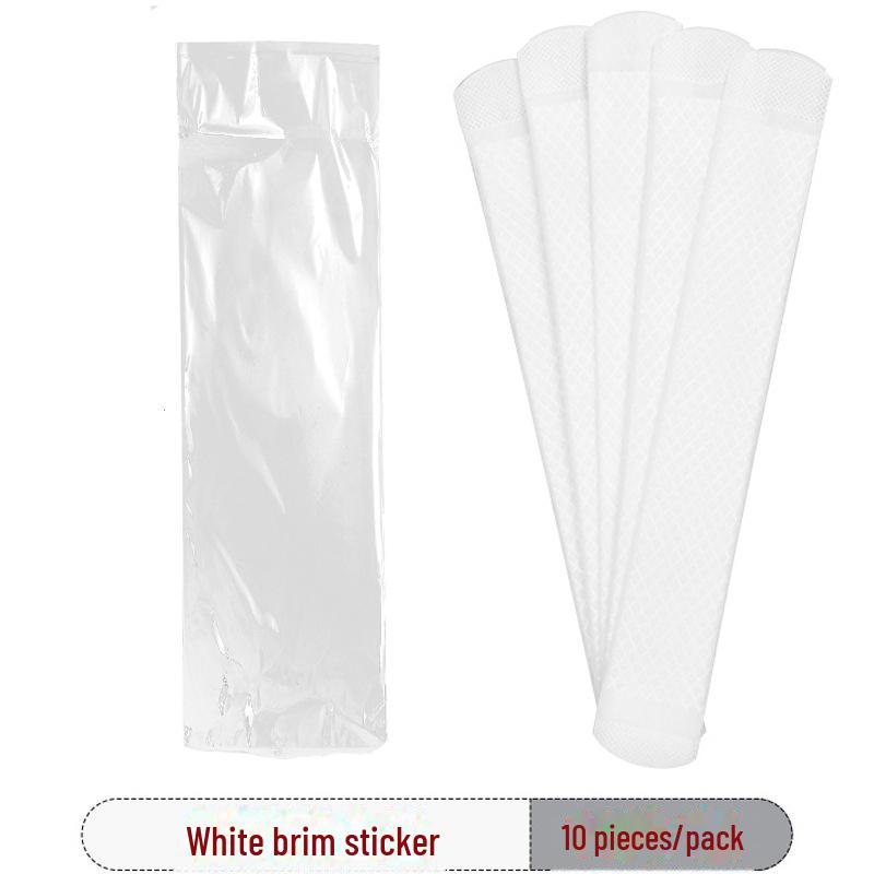 Sweat-absorbing disposable collar stickers for white shirts - anti-dirt and sweat protection.