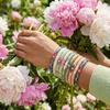 Enamel Vintage Cloisonne Bangle Traditional Women's Hand Bracelet Chinese Flower Bangle  Ladies