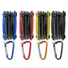 8 In 1 Multi-Function Bike Repair Tool Folding Metric Repair Tool Portable Socket Wrench Portable Bike Essential Tool