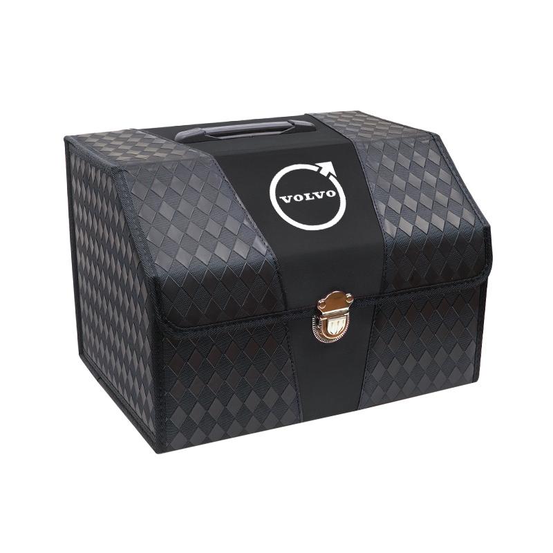 Auto-Aufbewahrungstasche Kofferraum-Organizer-Box Aufräumzubehör Für Volvo XC90 V90 V60 XC60 V40 EC40 EX40 S80 S60 S90 C40 XC40 V70 XC70