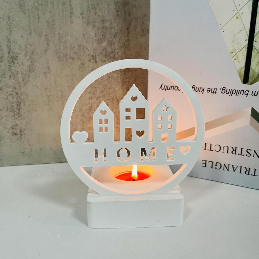 New House Decora Silicone Molds Gypsum Concrete Moulds Casting Molds Home Decoration Resin Mold Casting Aromatherapy Mould