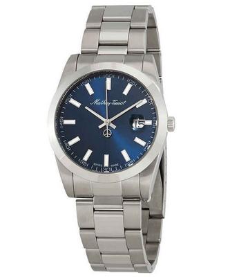 Mathy I Stainless Steel Blue Dial Quartz H450ABU Men's Watch