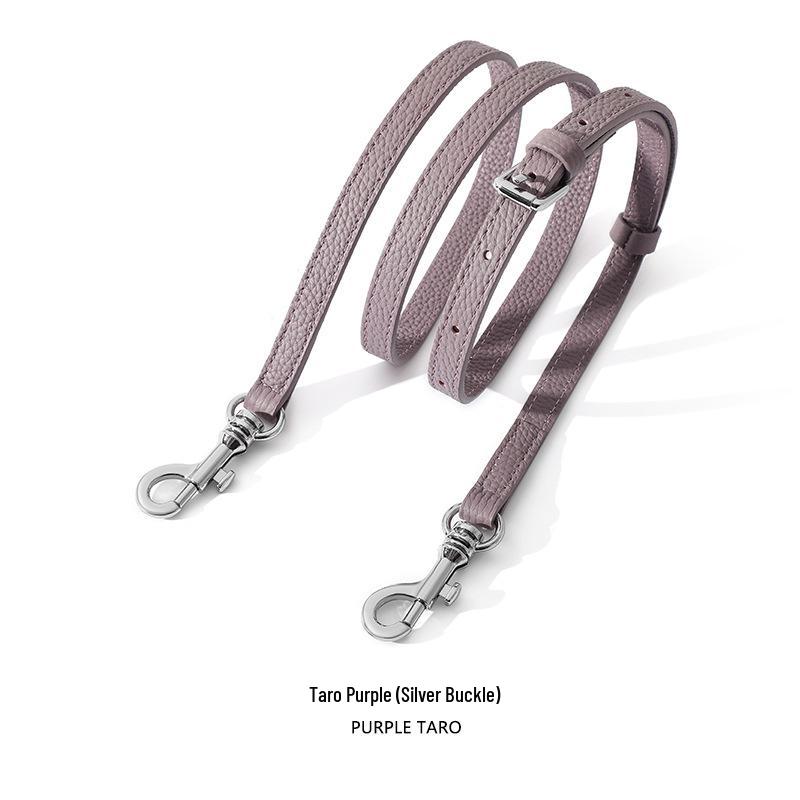 Mahuangshi Echtes Leder Litschi-Muster Taschenriemen A-74 - Dünner, langer Schulterriemen aus Rindsleder für Umhängetaschen, Einzelkauf.