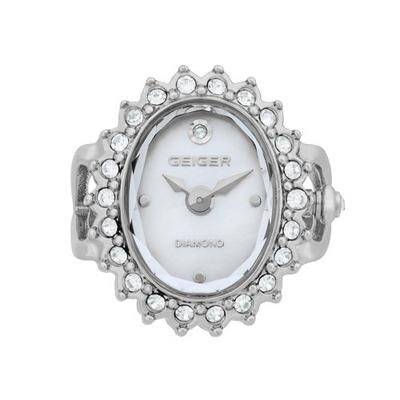 [GEIGER] GEIGER Mother-of-pearl Diamond Ring Watch GE1255QWT