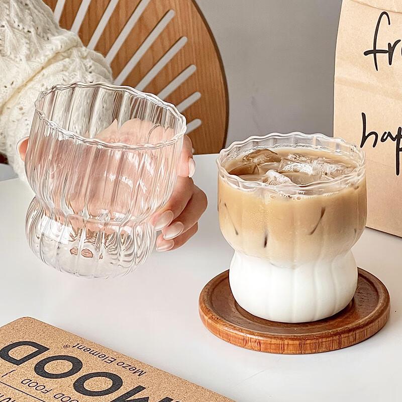 

Кружки из толстого стекла Deou Starry Striped