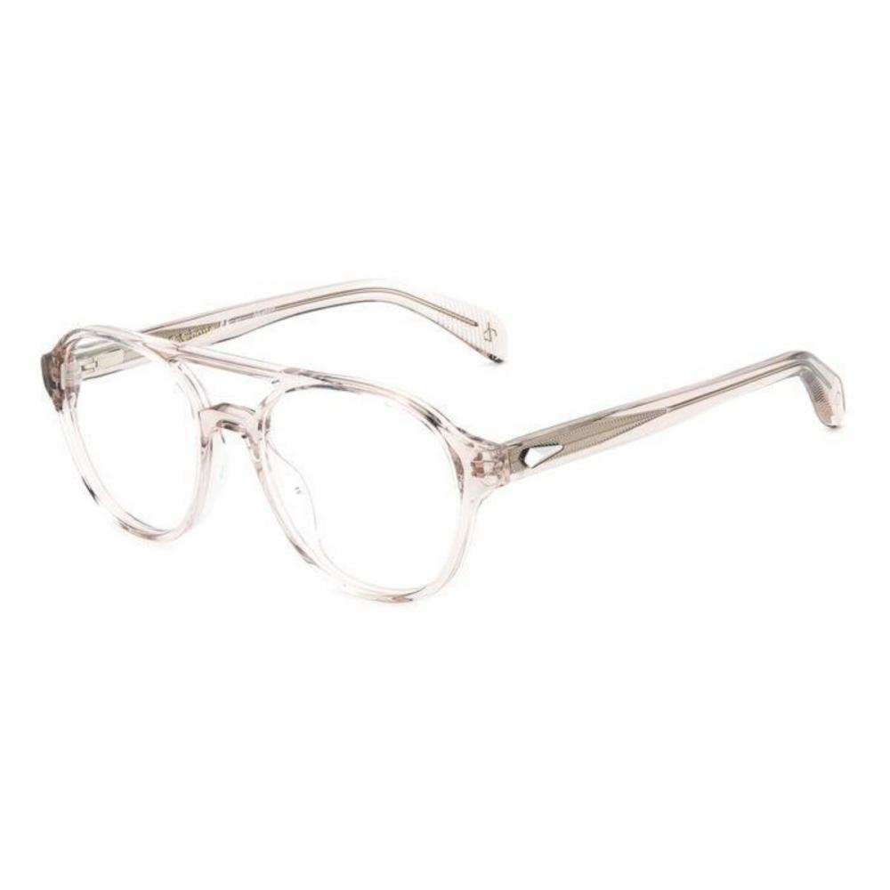 

RaG Bone Rnb7049 G Asian Fit 10a Мужские очки Transp Beige Pink/51