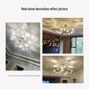 Modern Luxury Chandelier: Copper Crystal Design for Living Room & Bedroom